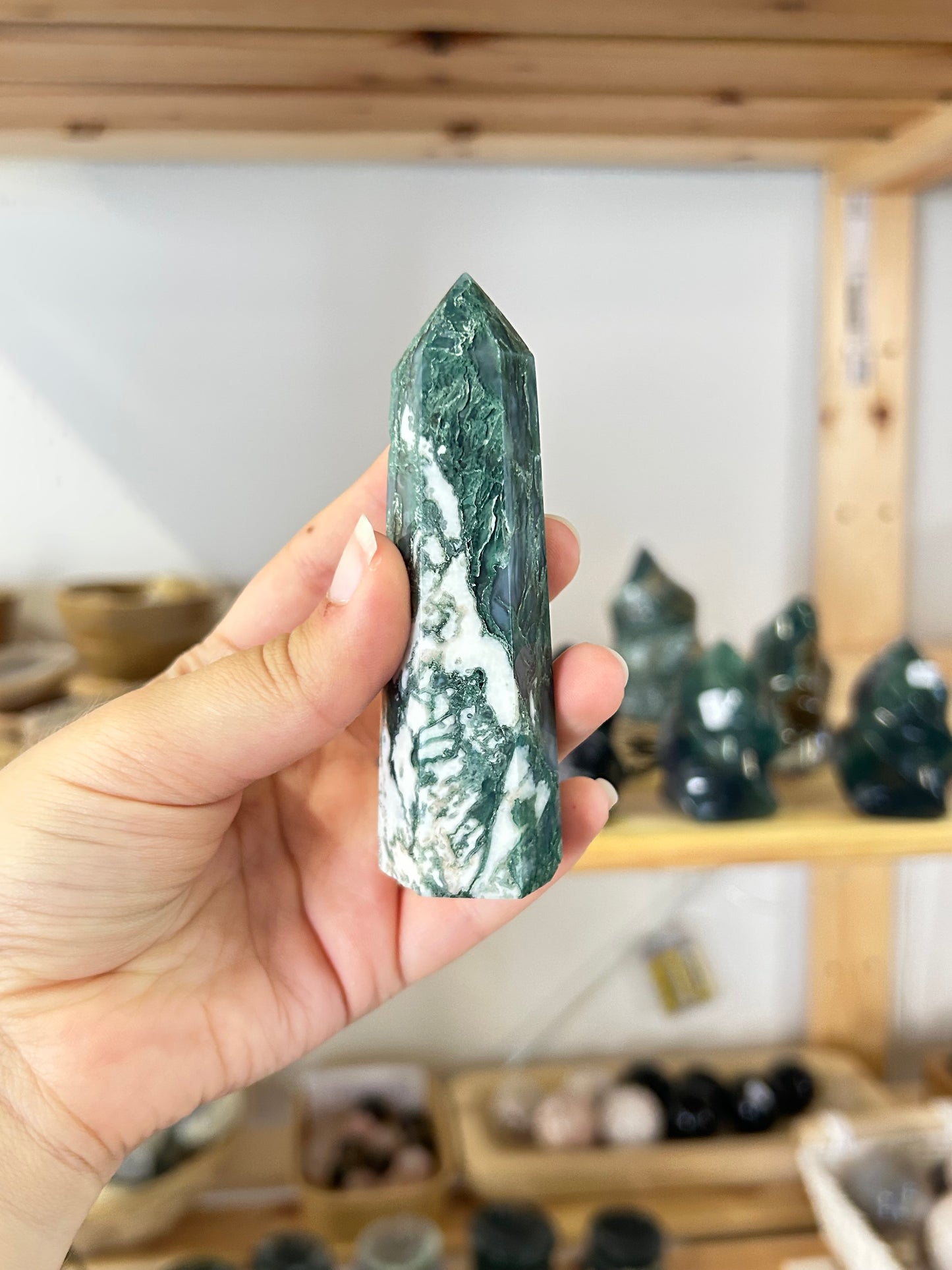 Moss Agate Tower Q