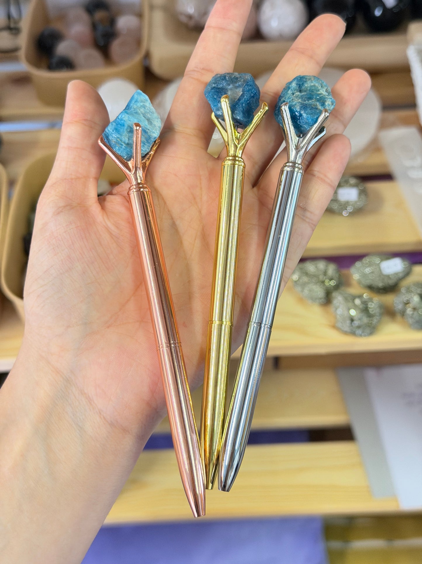 Crystal Pen (Multiple Crystal Options!)