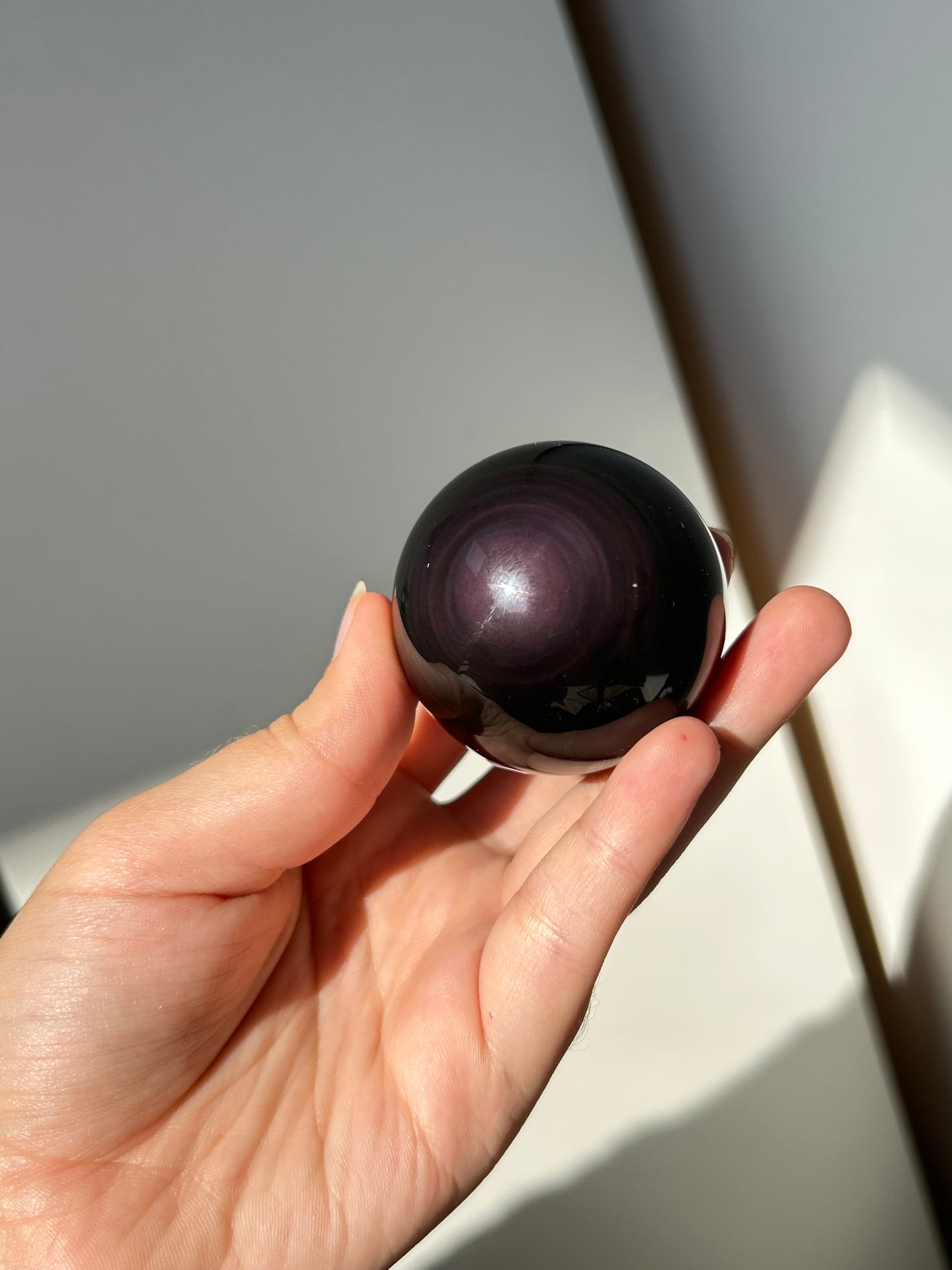 Rainbow Obsidian Sphere