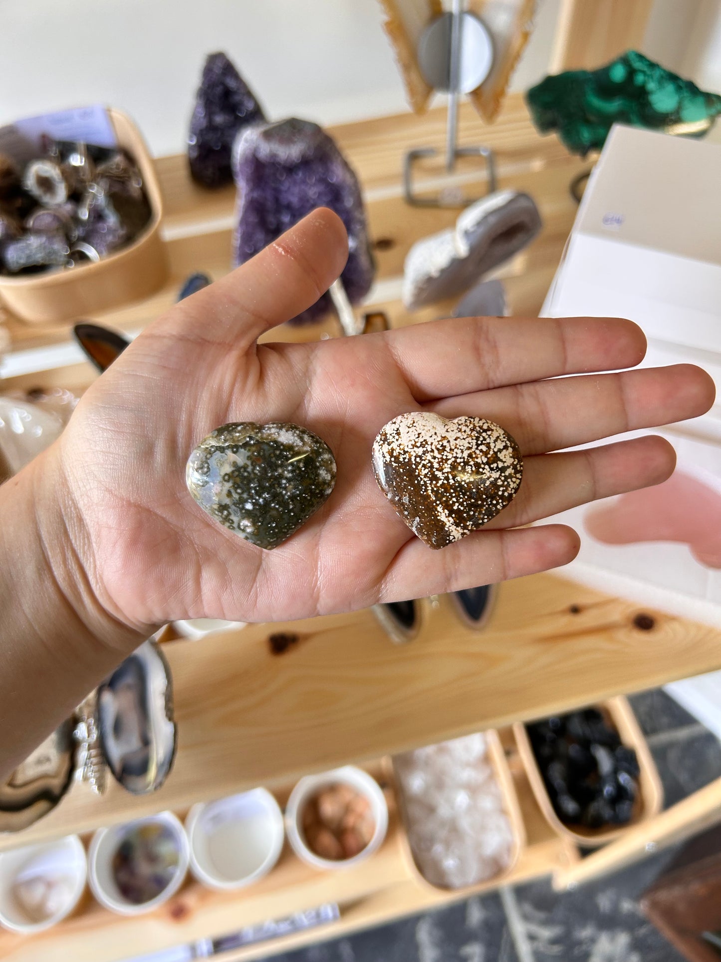 Ocean Jasper Heart