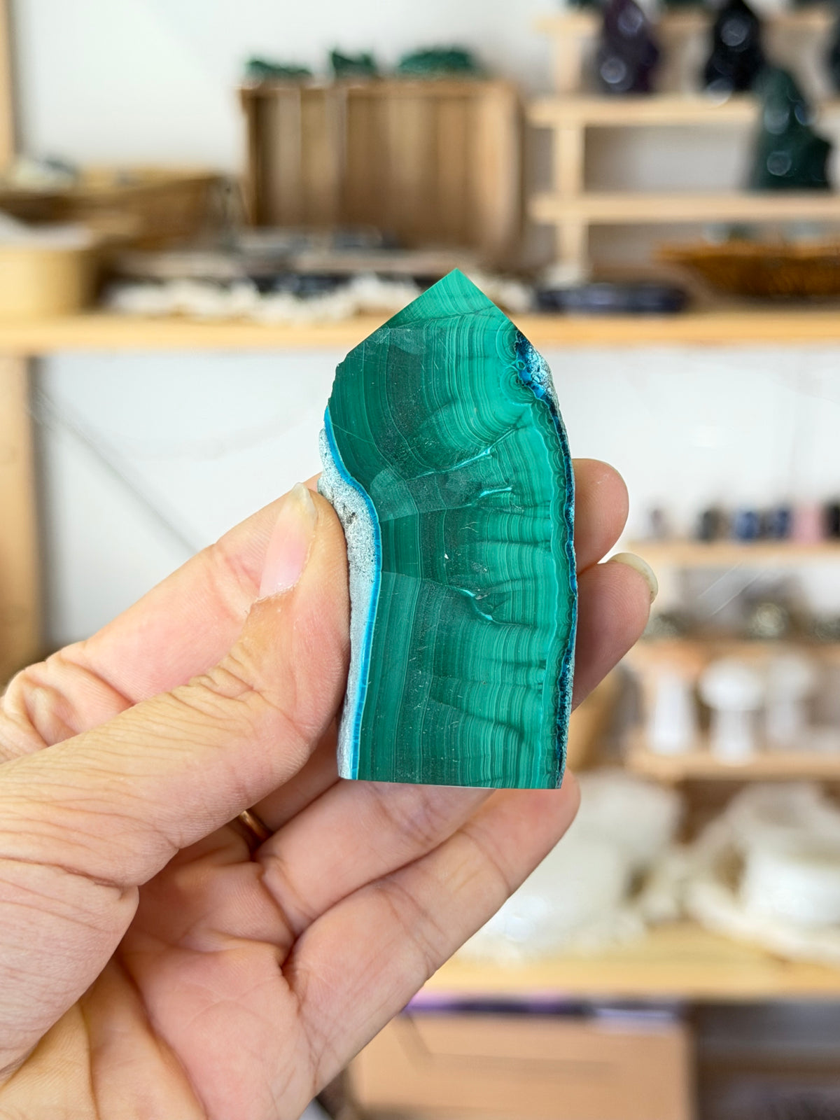 Malachite & Chrysocolla Tower | G