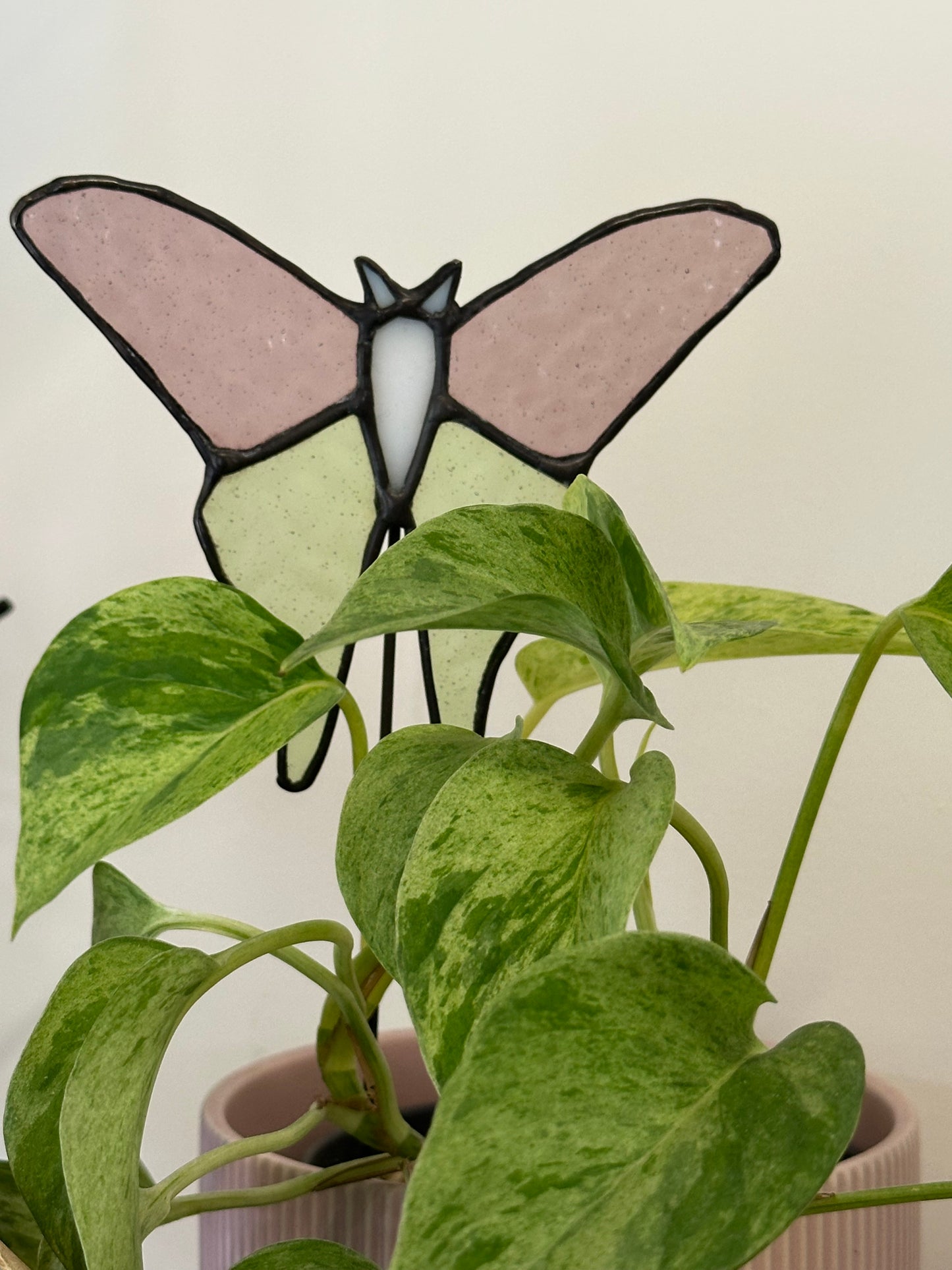 Butterfly Stained Glass Stake