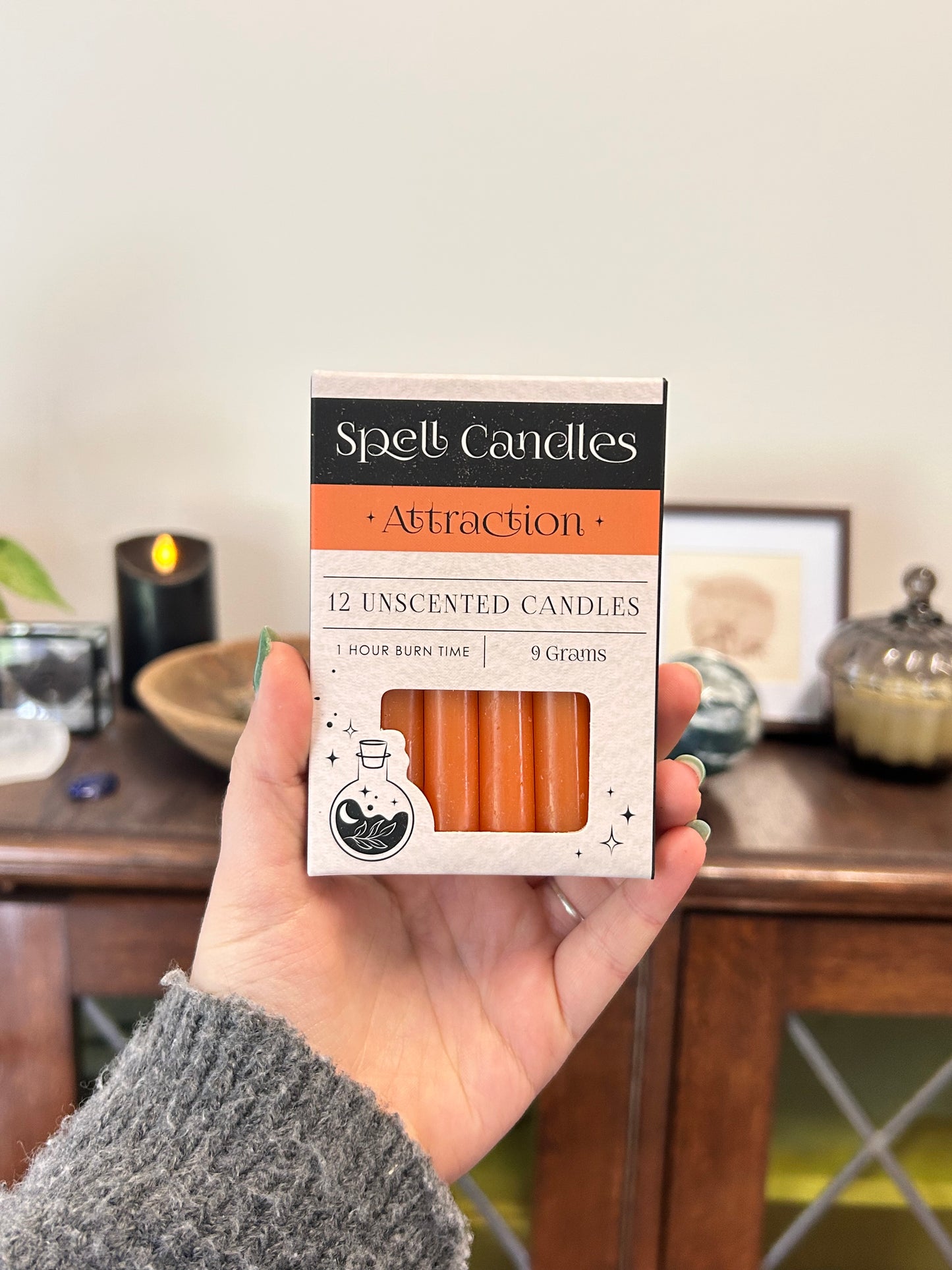 Attraction (orange) spell candles