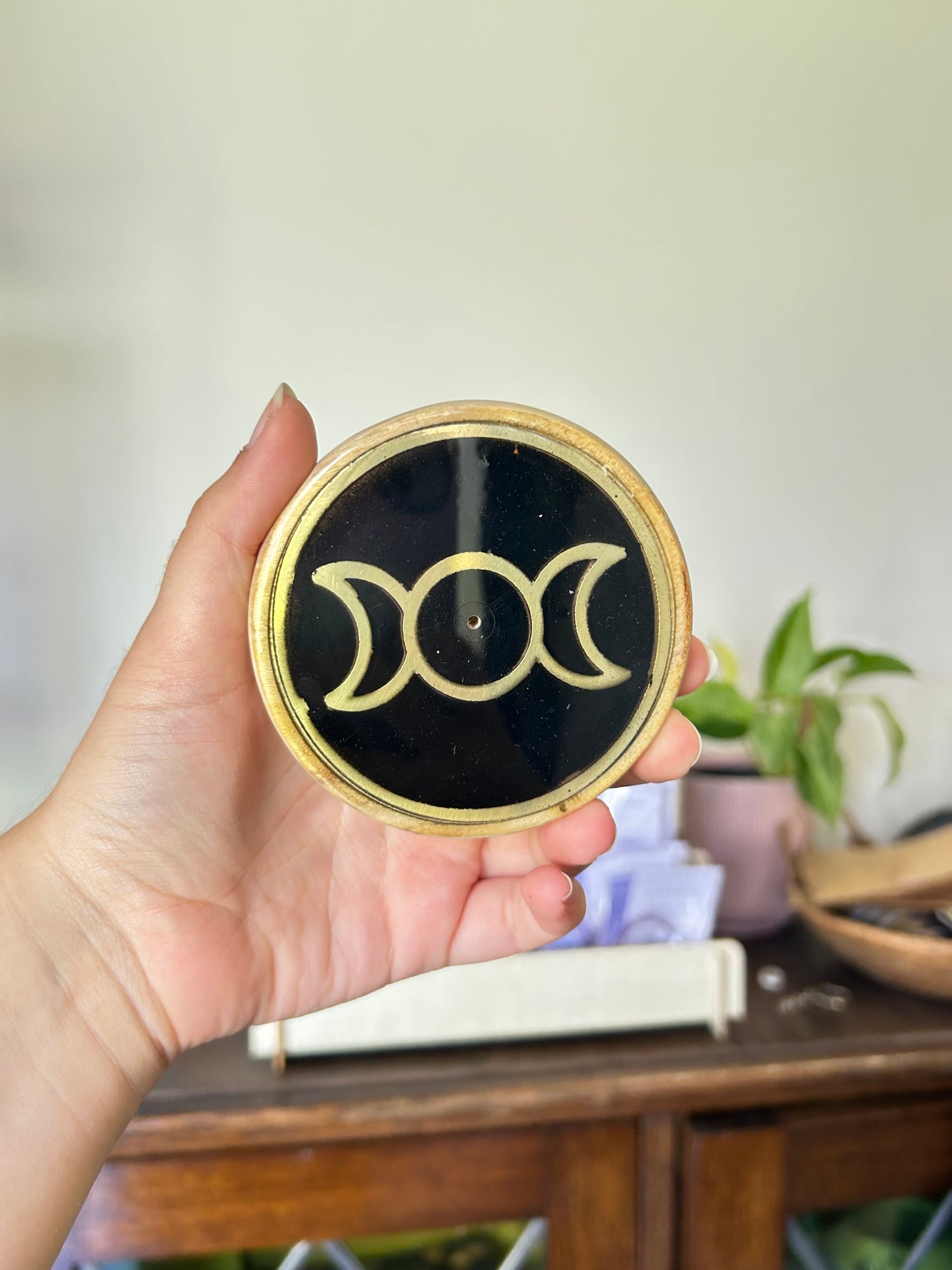 Sun & Moon Incense Holder