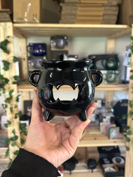 Triple Moon Cauldron Oil Burner