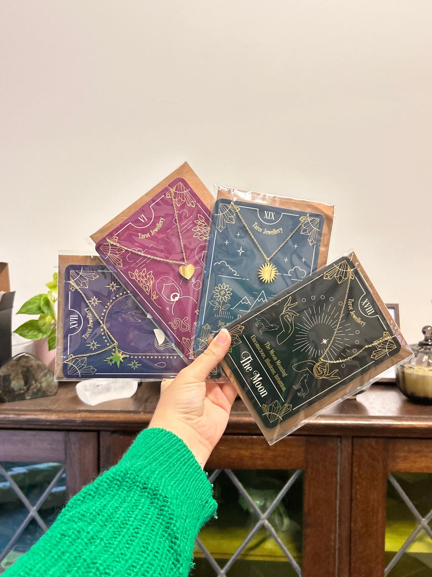 necklaces inspired by tarot