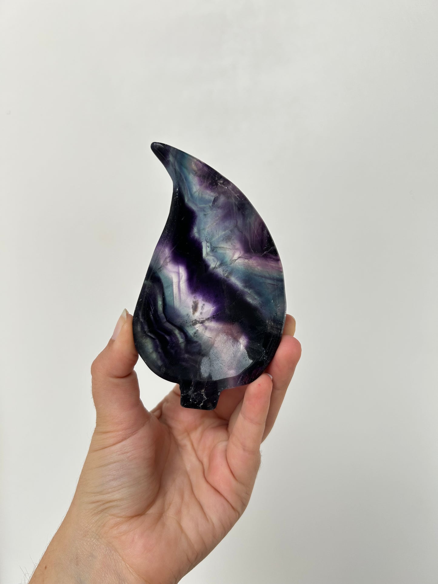 Fluorite Leaf Bowl