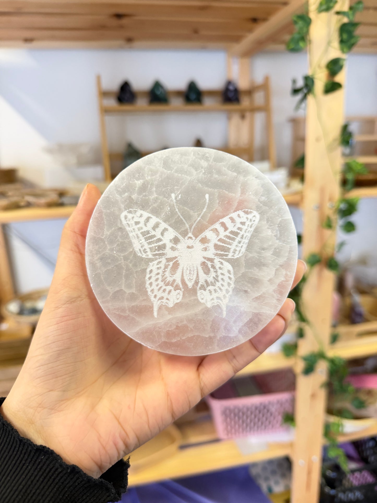 Selenite Plate Butterfly