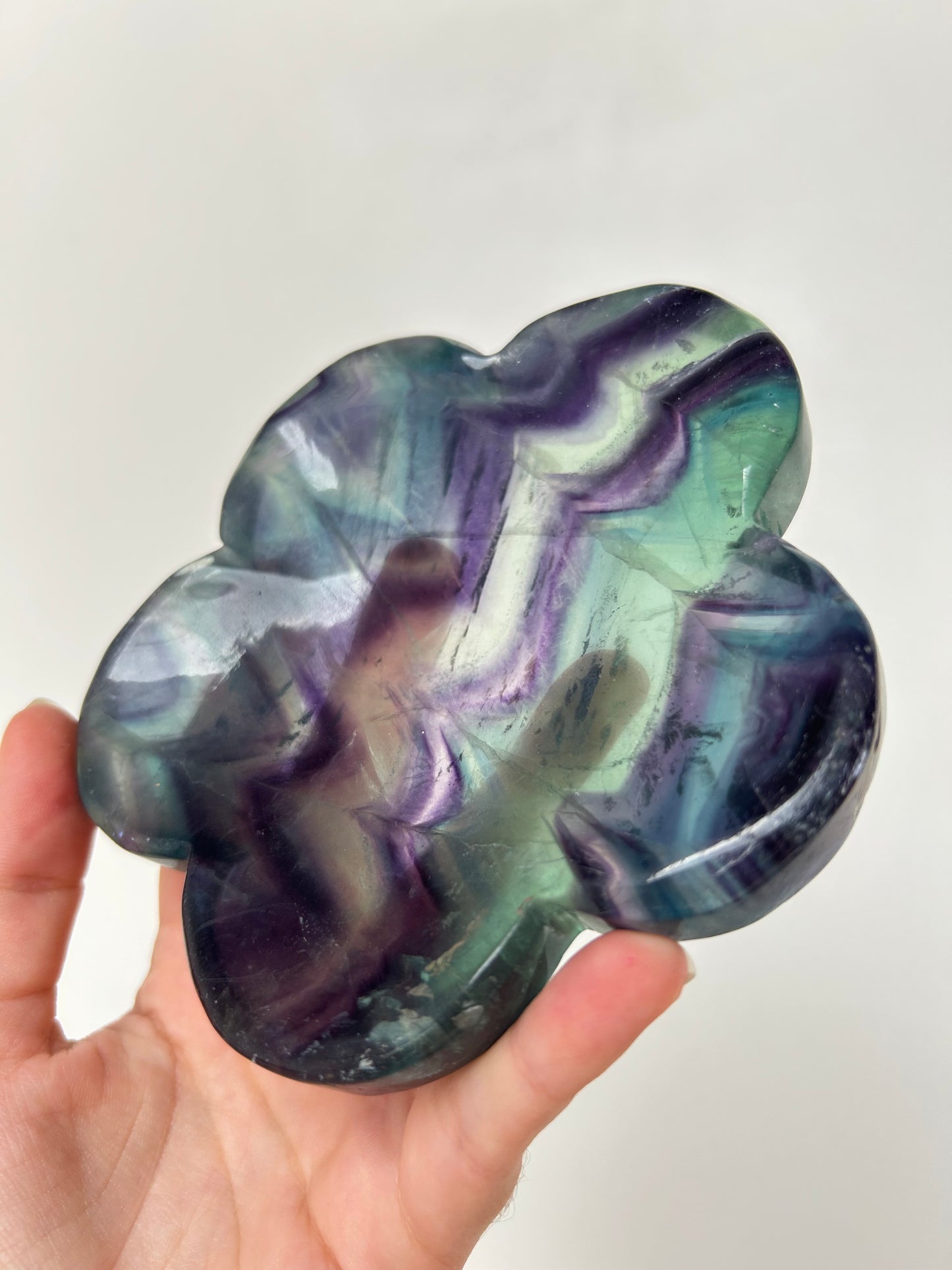 Fluorite Flower Bowl