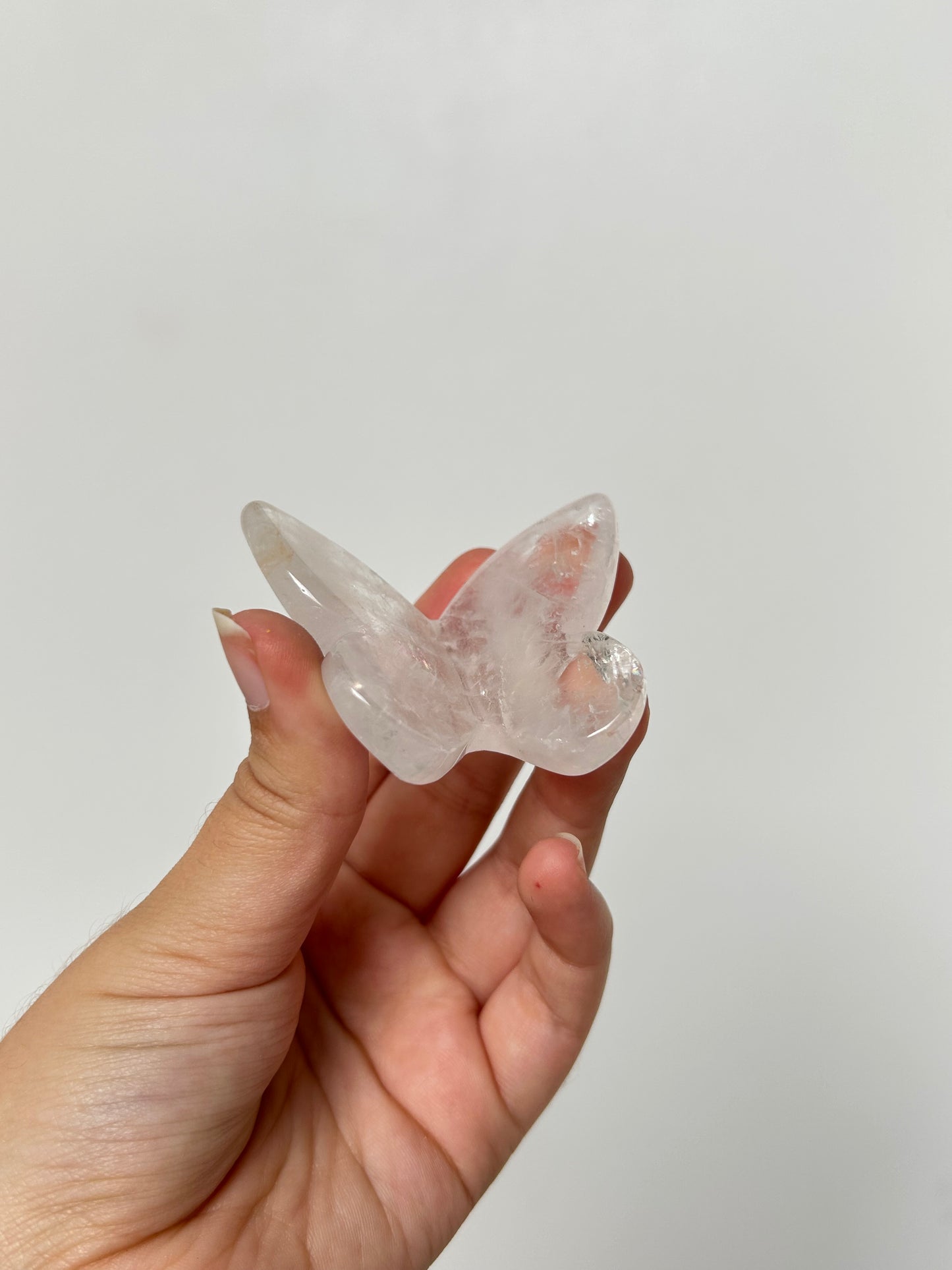 Clear Quartz Butterfly