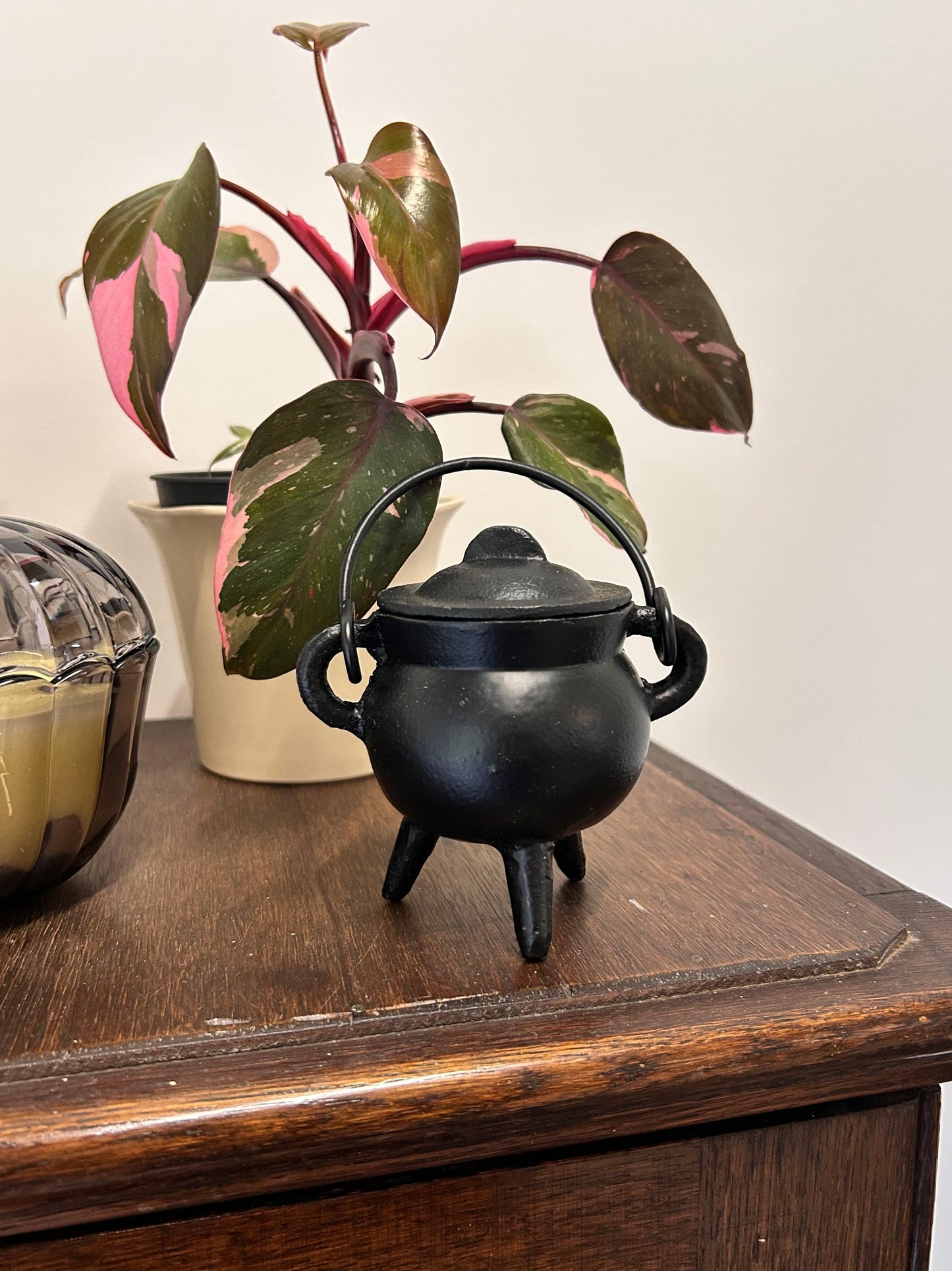 small cast iron cauldron for rituals