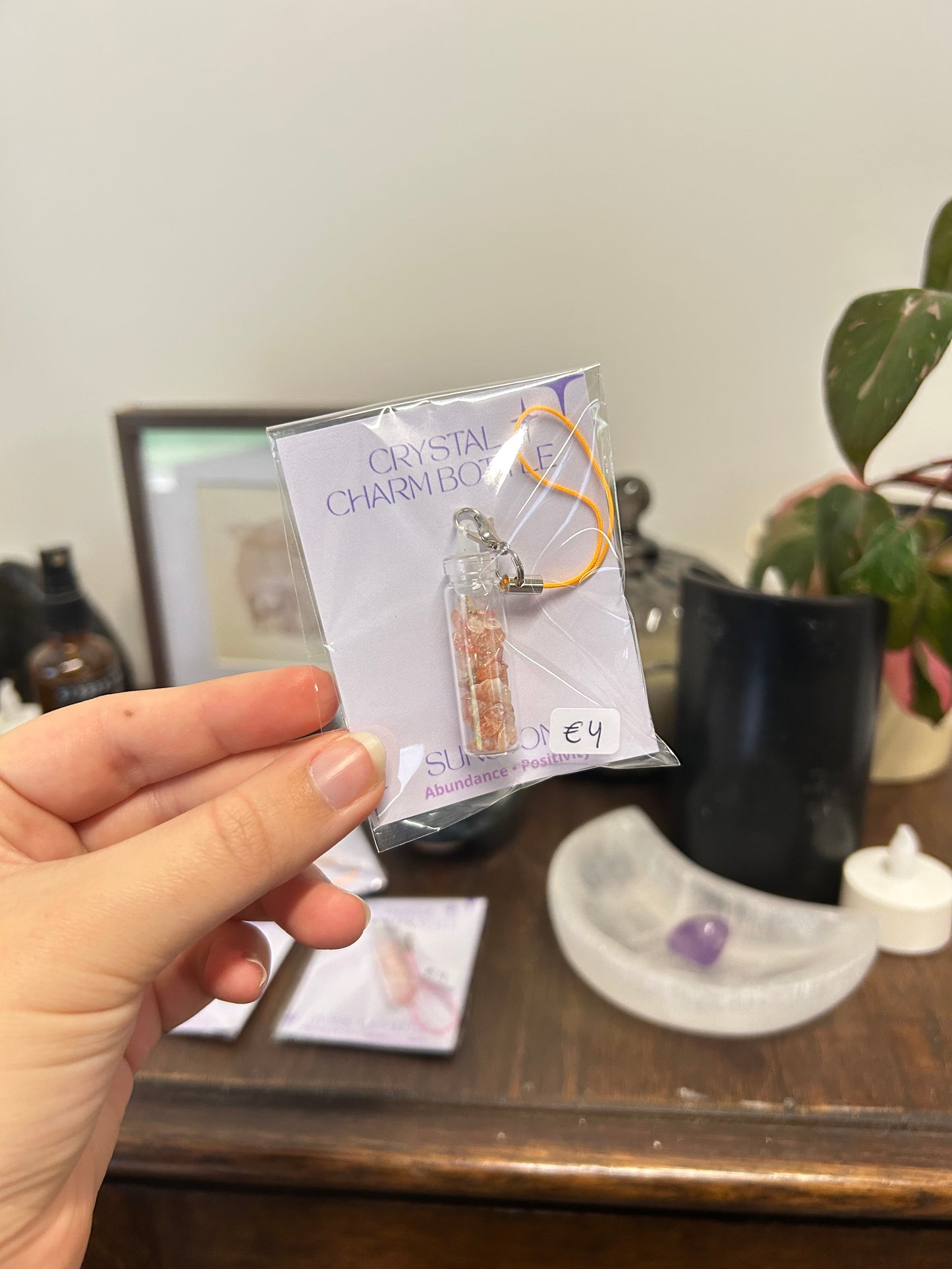 Crystal Charm Bottle