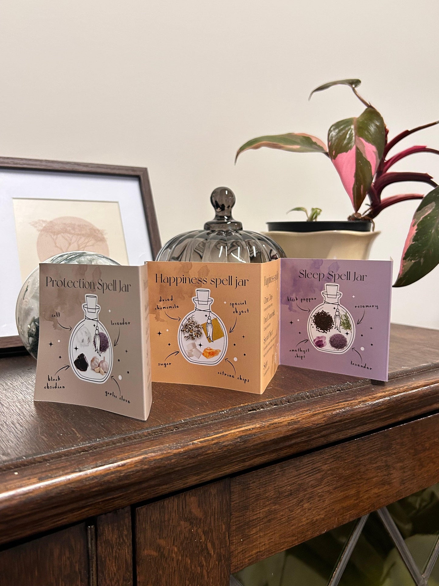 info booklet spell jars