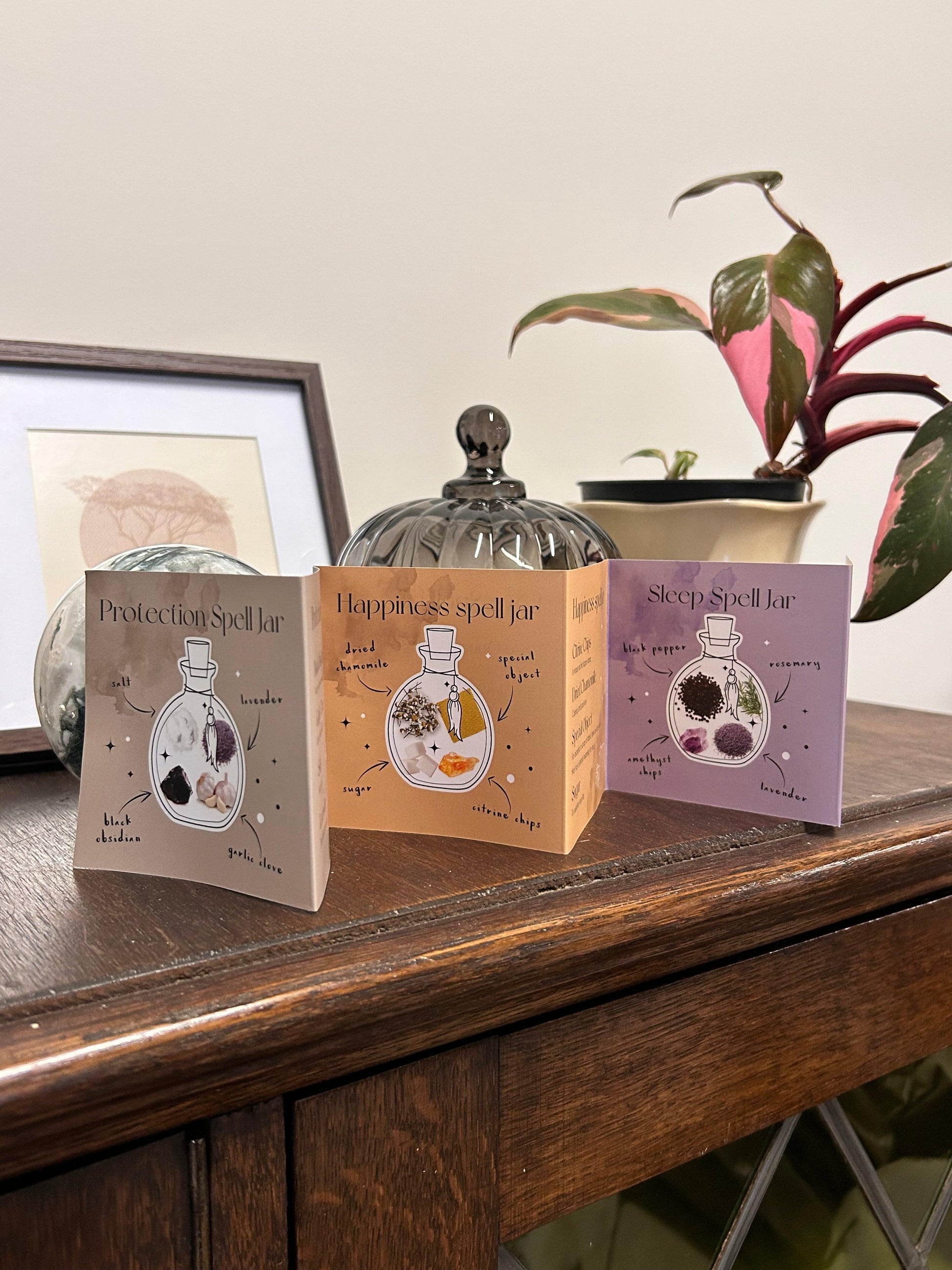 info booklet spell jars