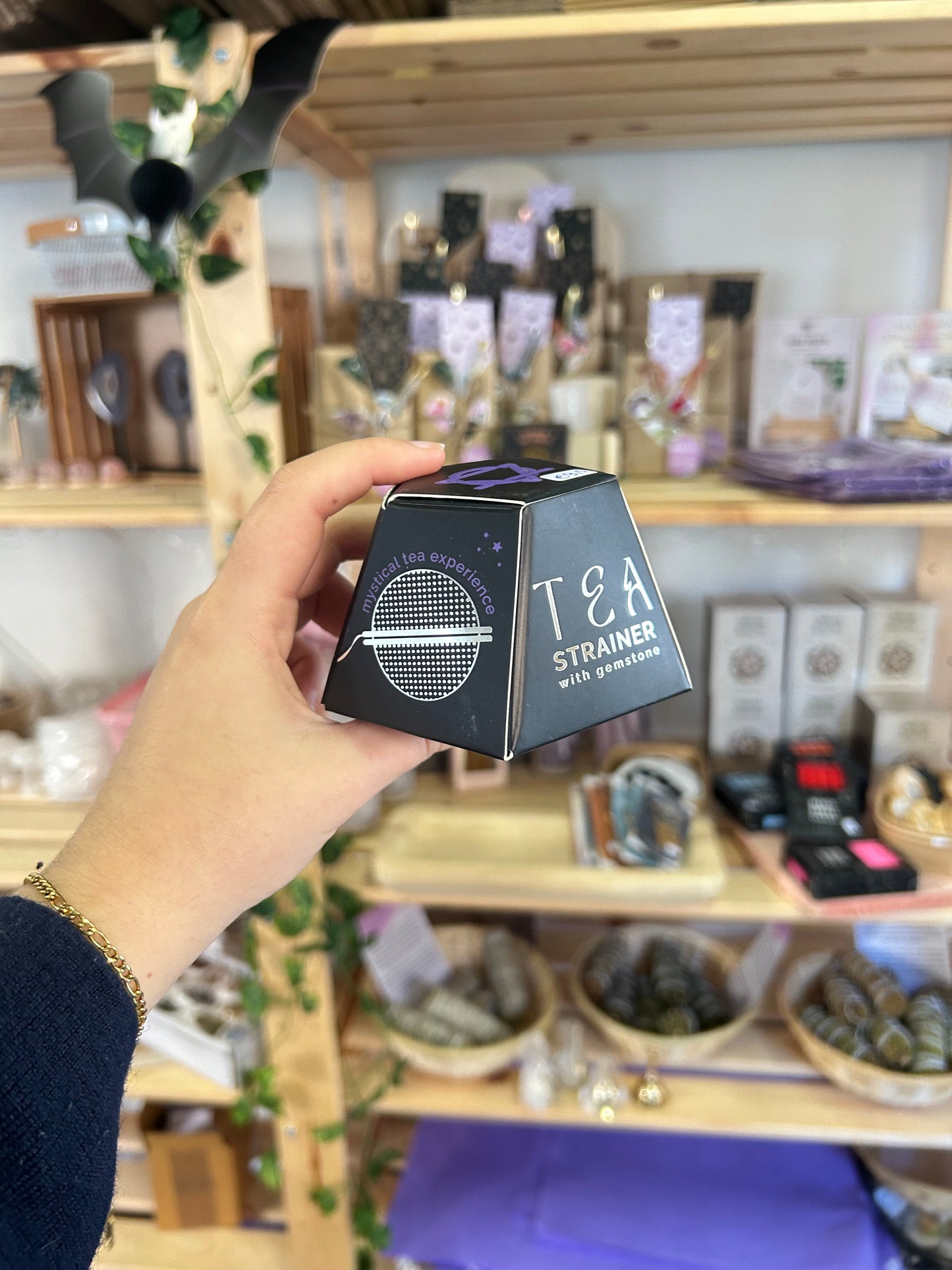 Amethyst Tea Strainer
