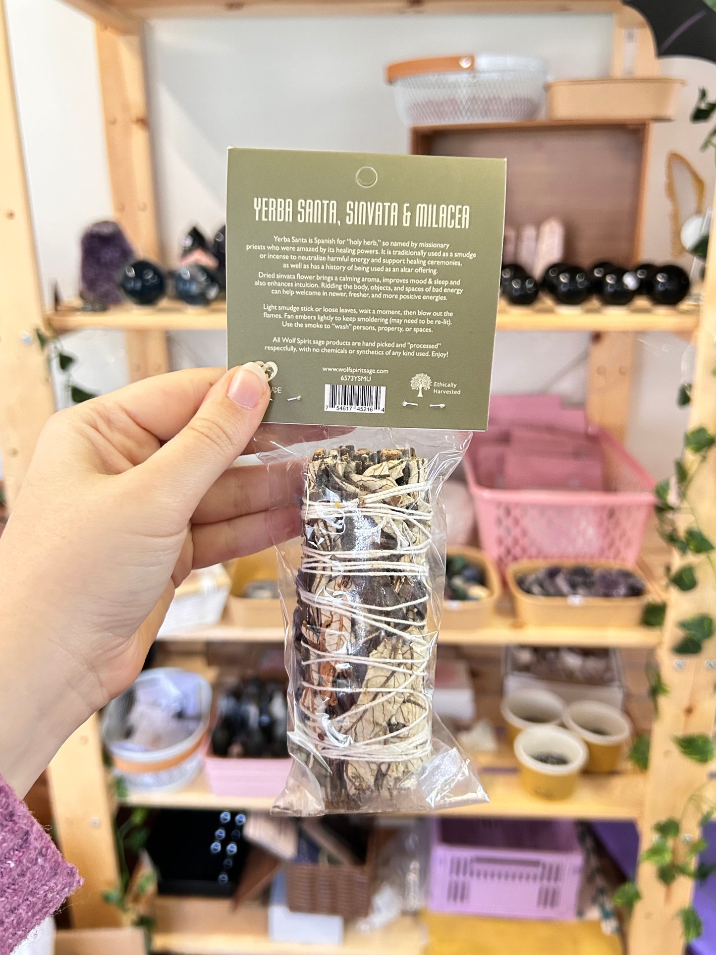 Yerba Santa & Mullein Smoke Wand