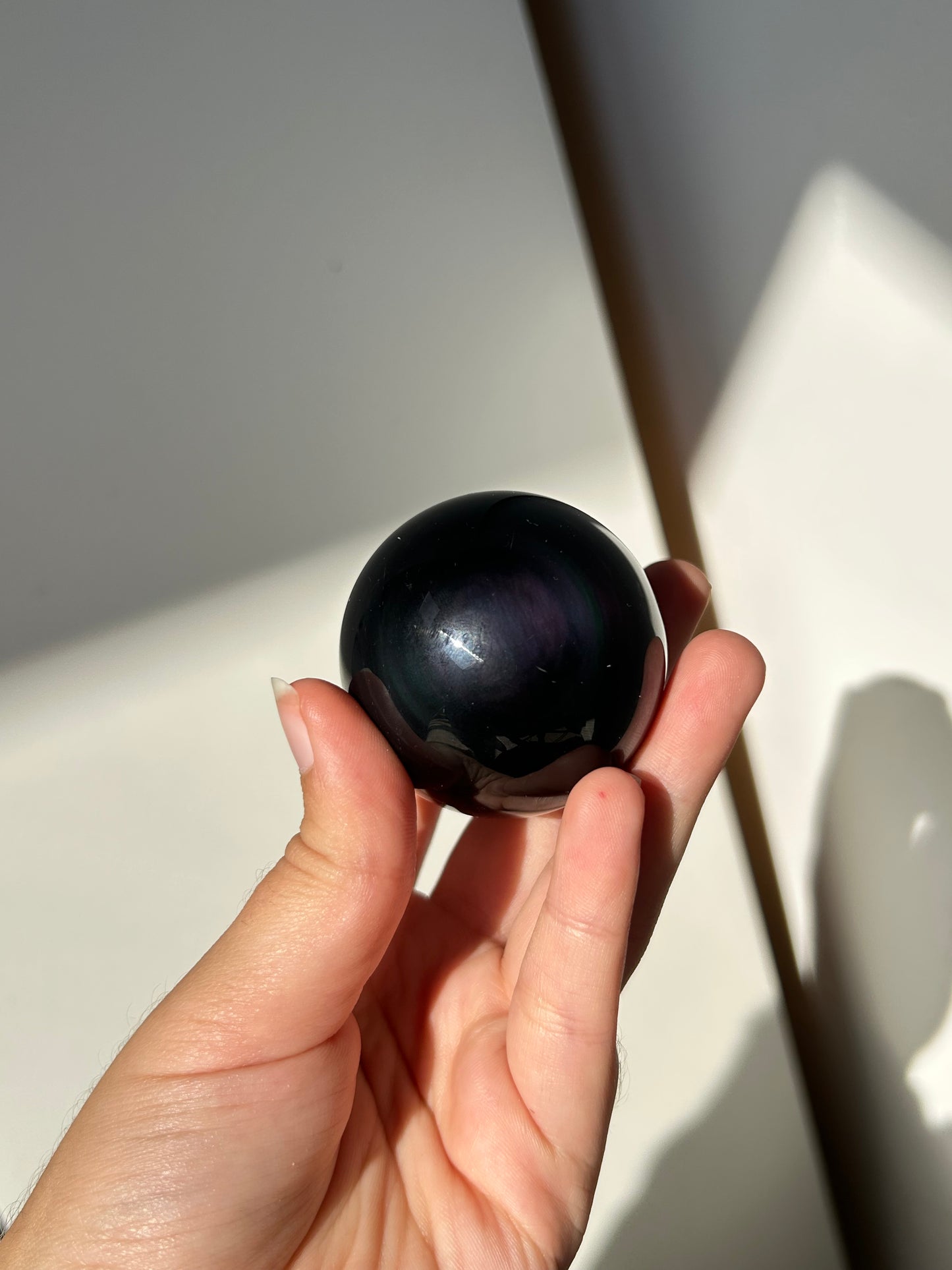 Rainbow Obsidian Sphere