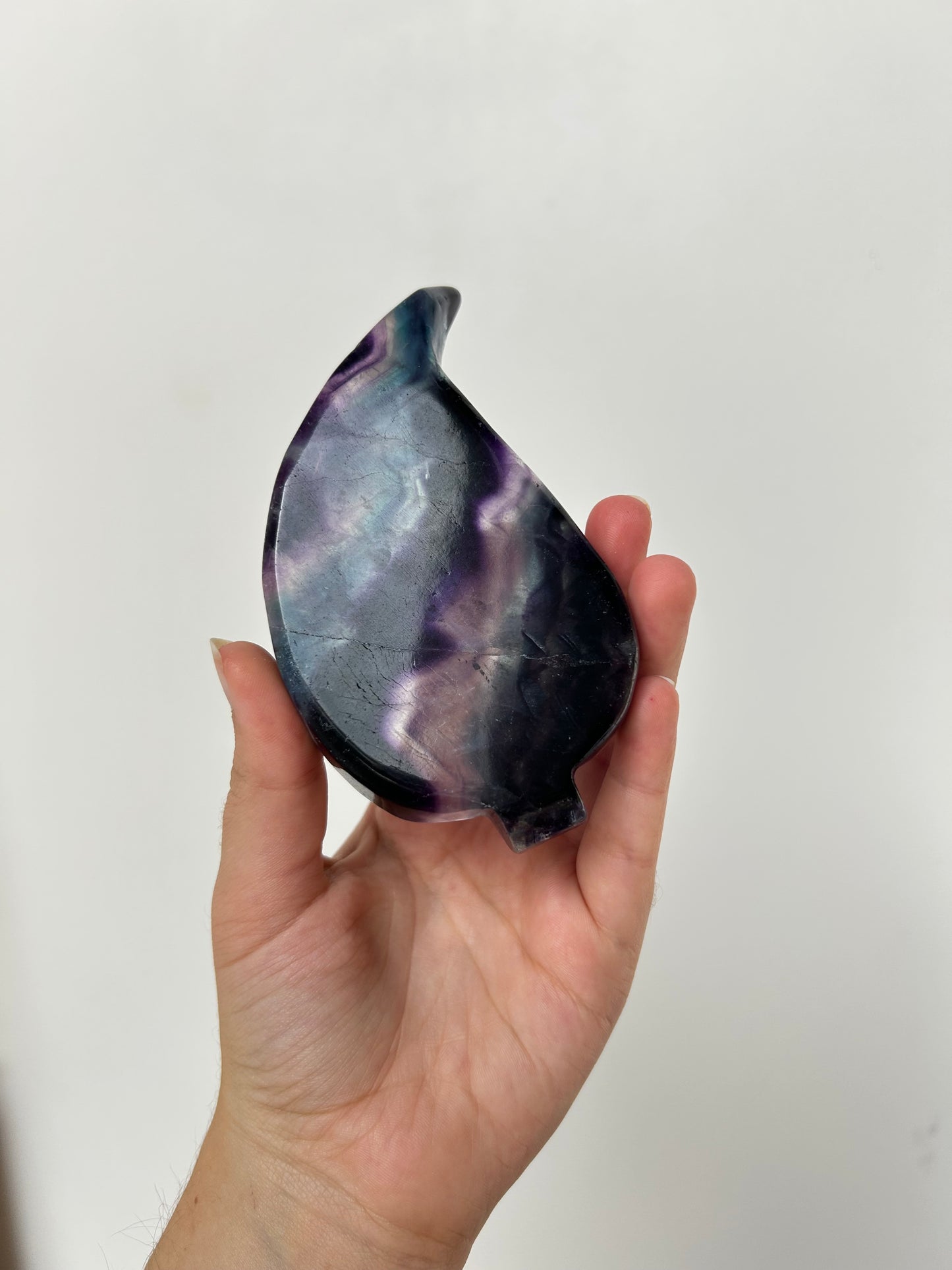 Fluorite Leaf Bowl