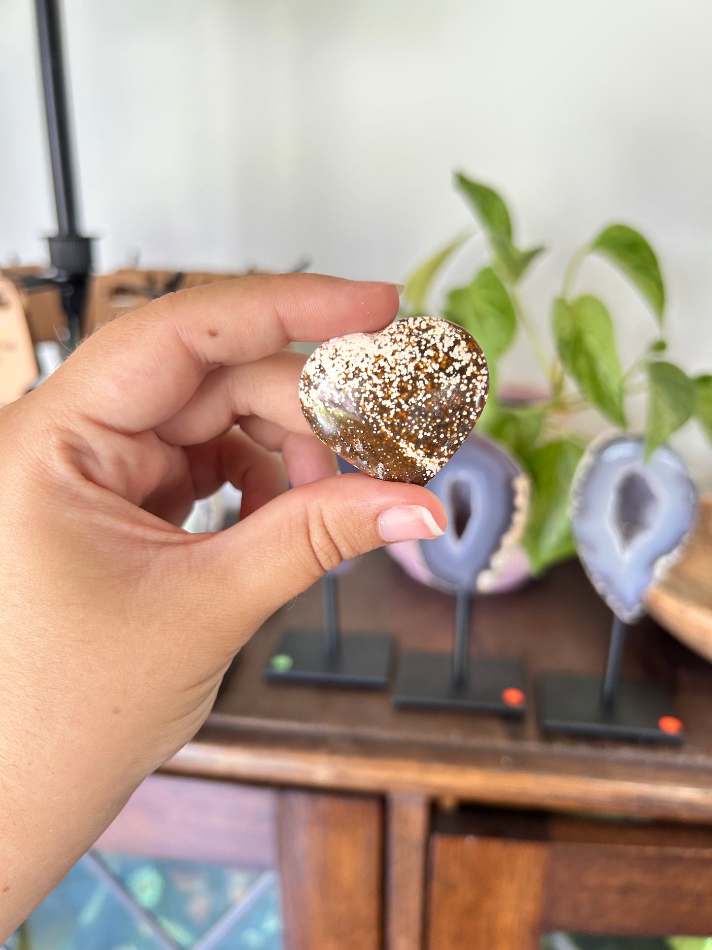 Ocean Jasper Heart