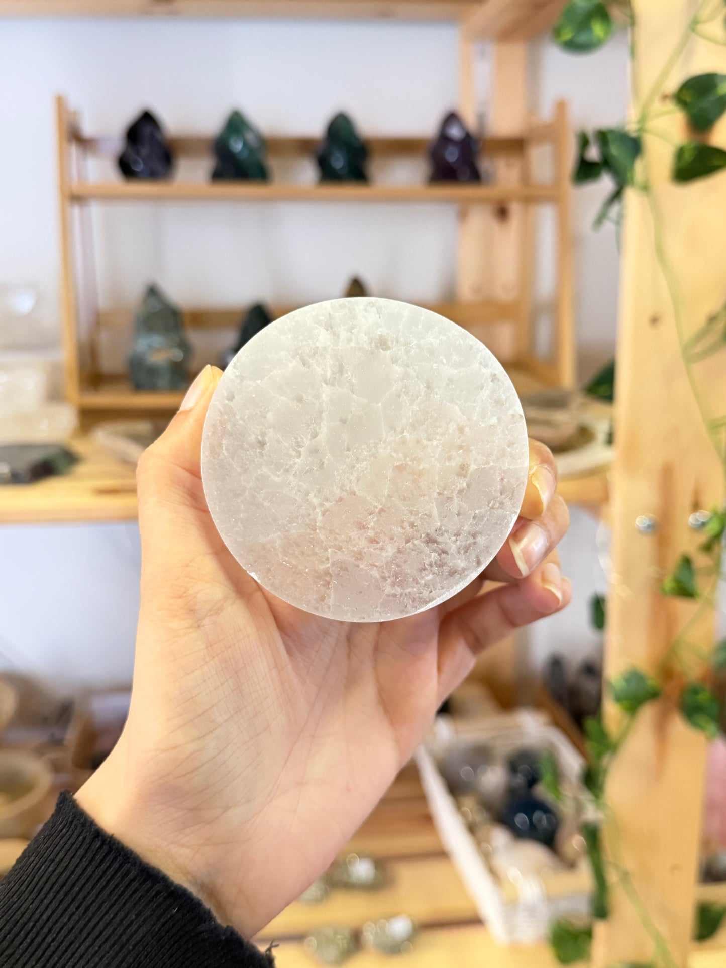 Selenite Plate Small
