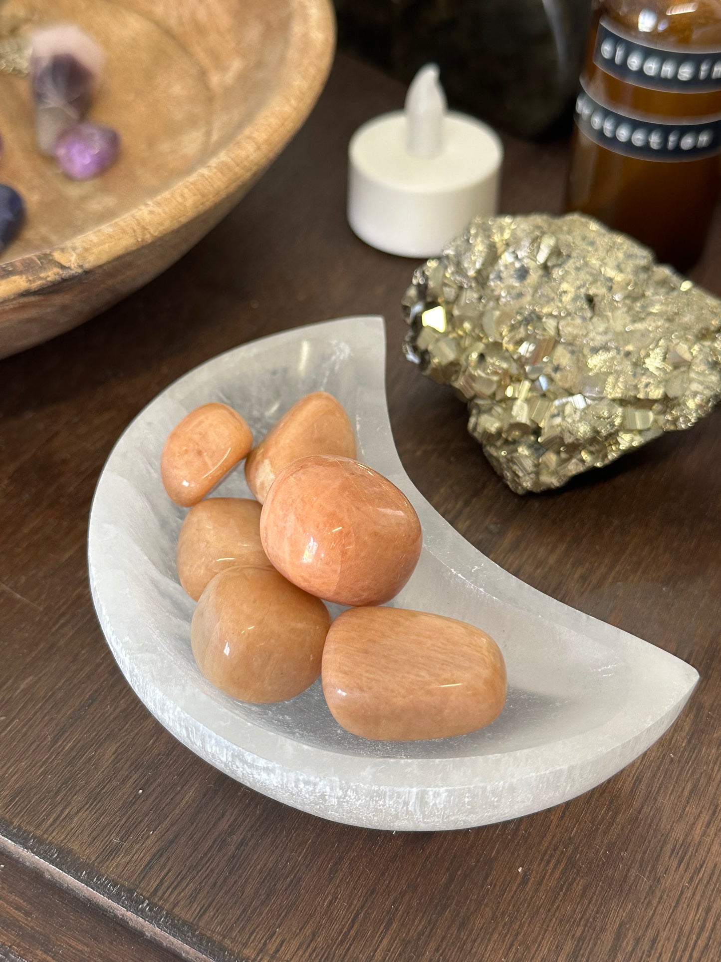 Pink Moonstone Tumble