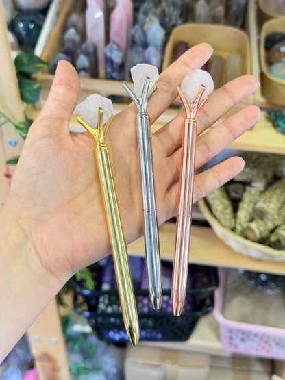 Crystal Pen (Multiple Crystal Options!)
