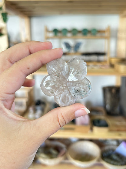 Flower Agate Flower Carving