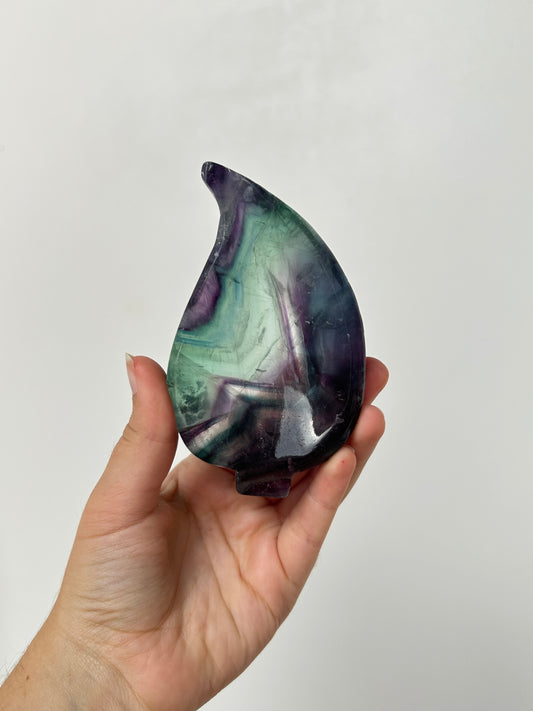 Fluorite Leaf Bowl