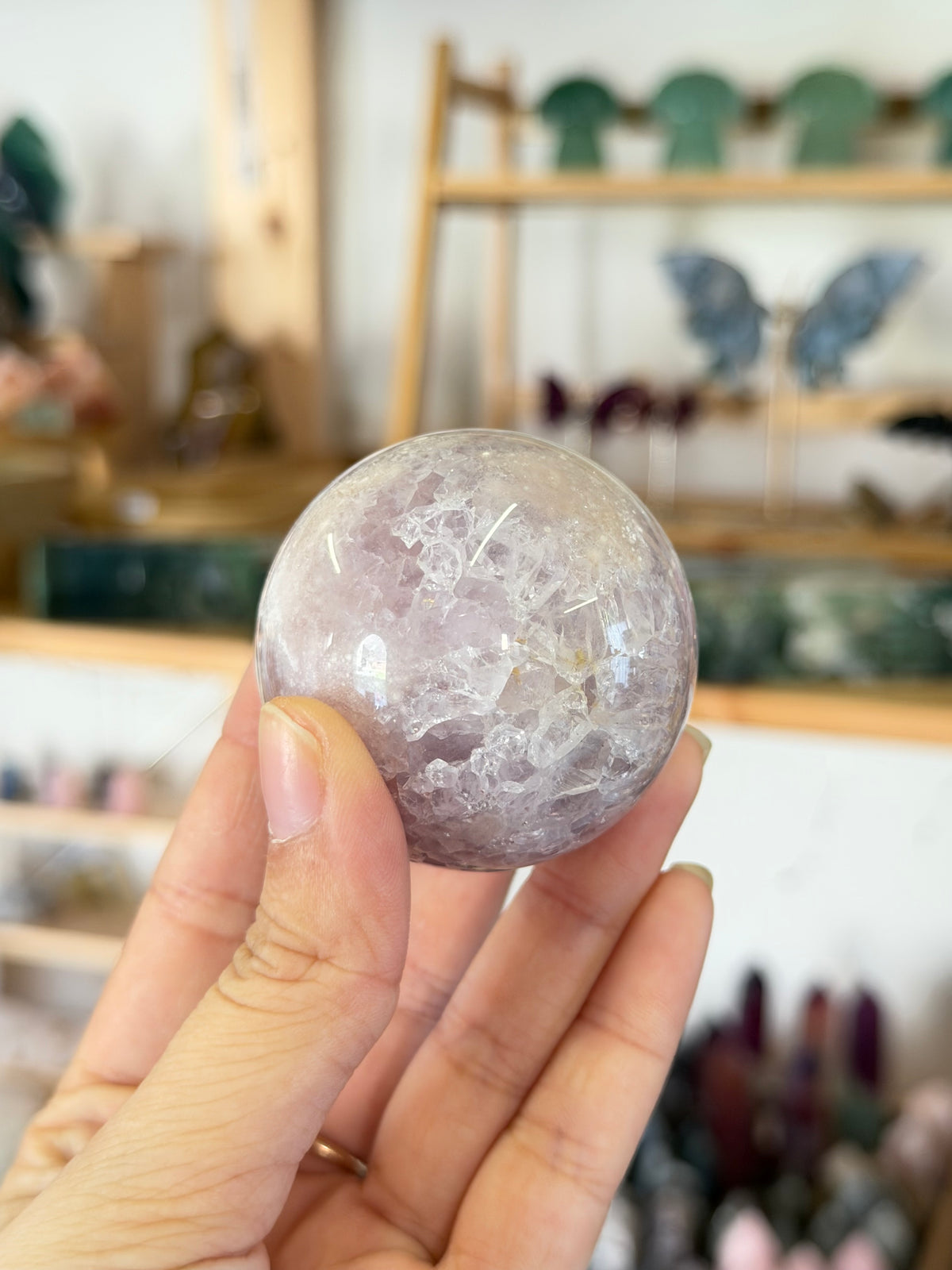 Pink Amethyst Sphere