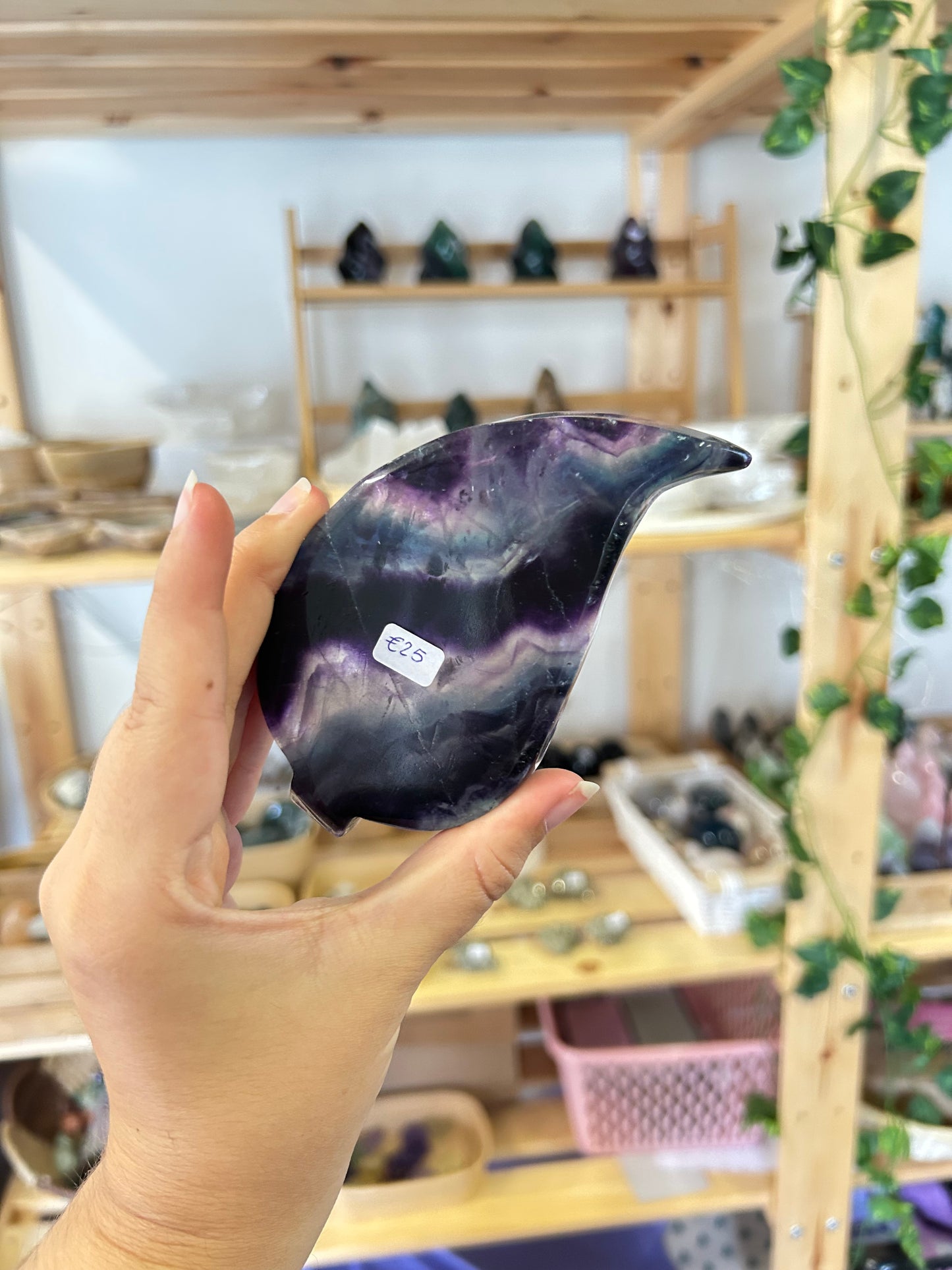 Fluorite Leaf Bowl