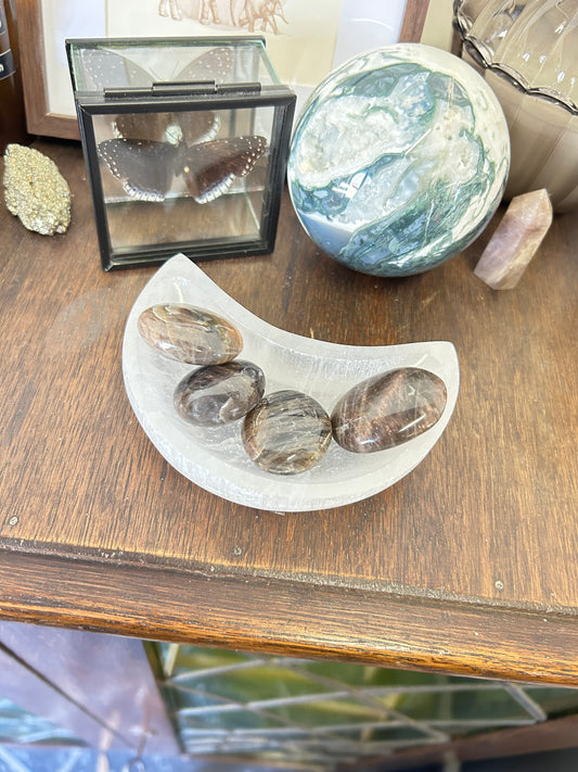 Black Moonstone Tumble