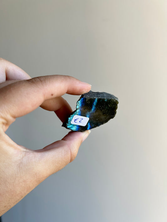 Labradorite Half-Polished Slice