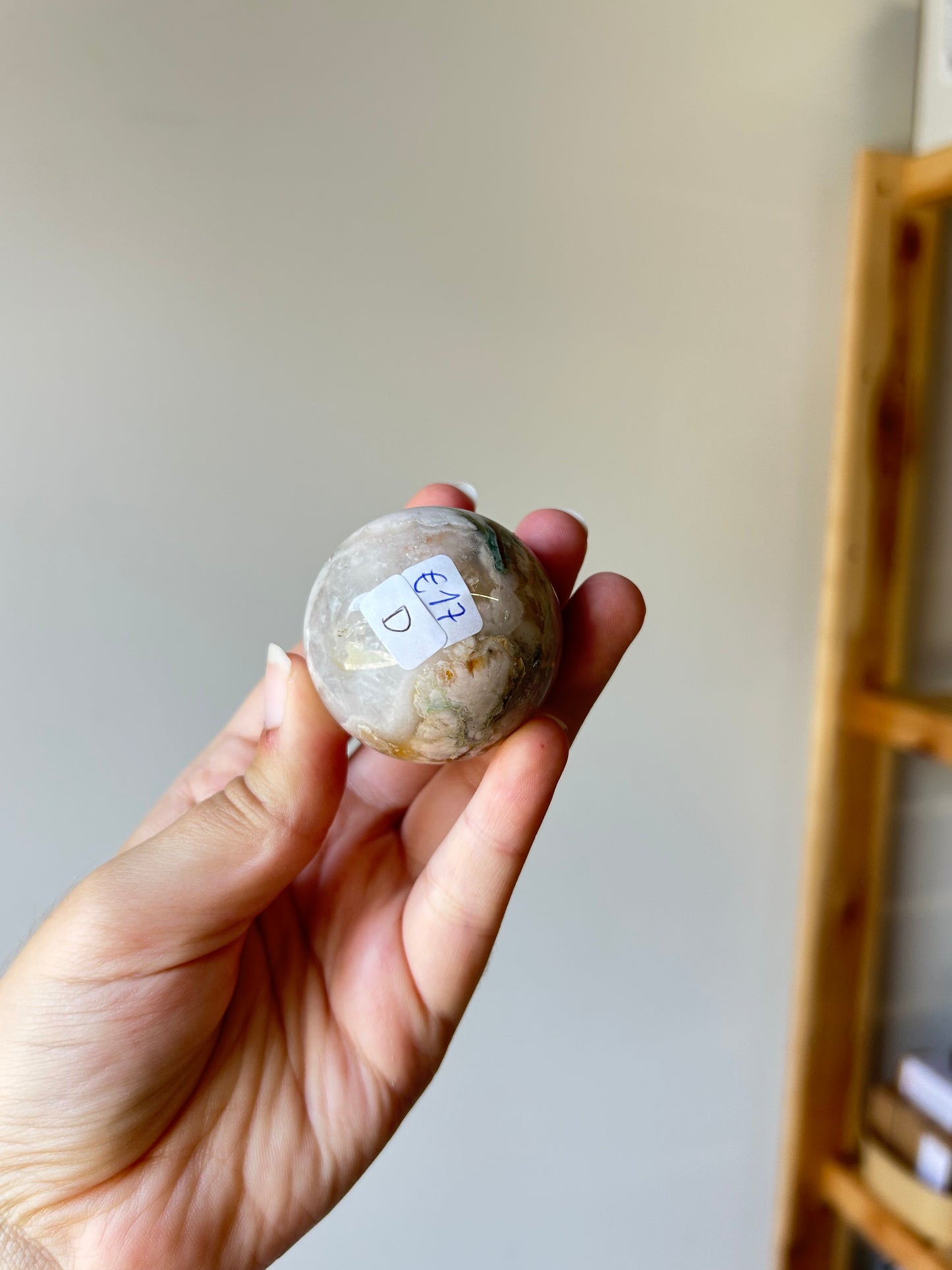 Flower Agate Sphere D