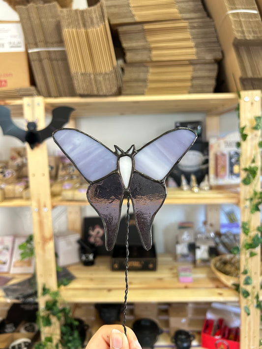 Butterfly Stained Glass Stake