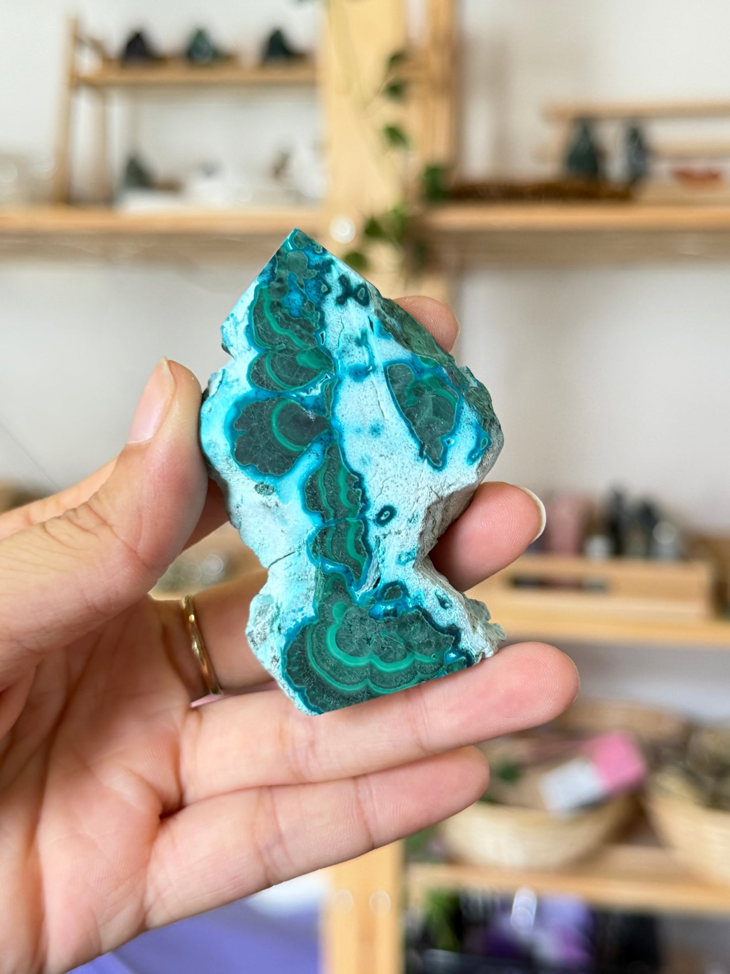 Malachite & Chrysocolla Tower C