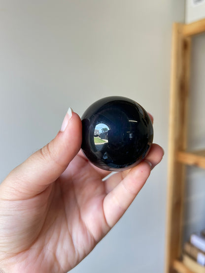 Rainbow Obsidian Sphere