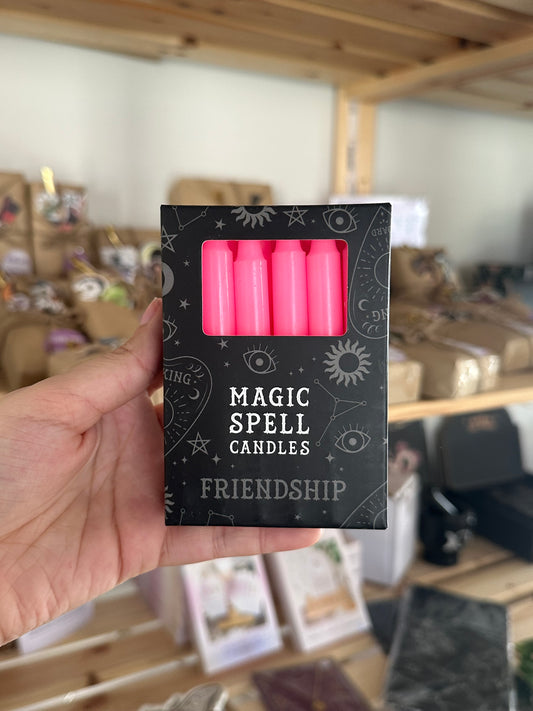 Pink Spell Candles