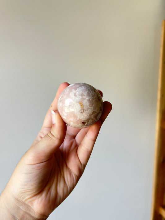Flower Agate Sphere F
