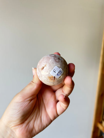 Flower Agate Sphere F