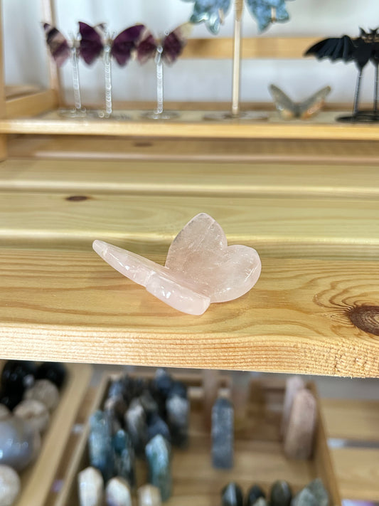 Rose Quartz Butterfly