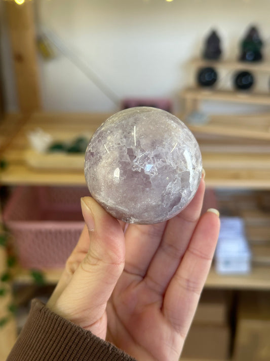 Pink Amethyst Sphere