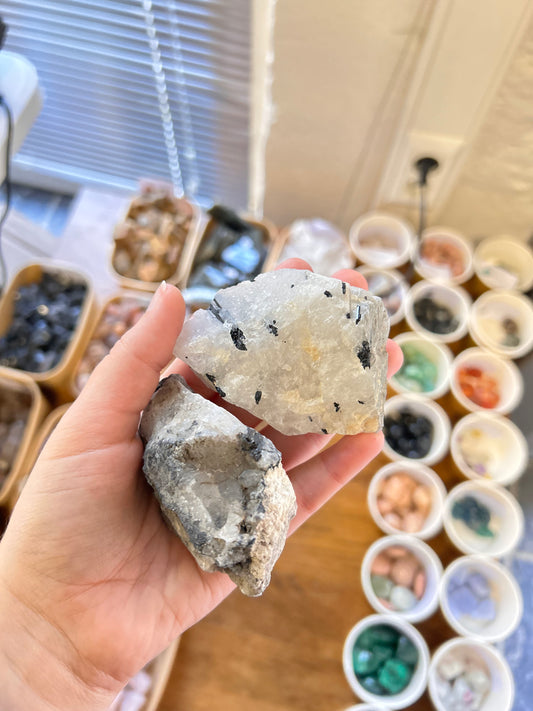 Raw Tourmaline Quartz