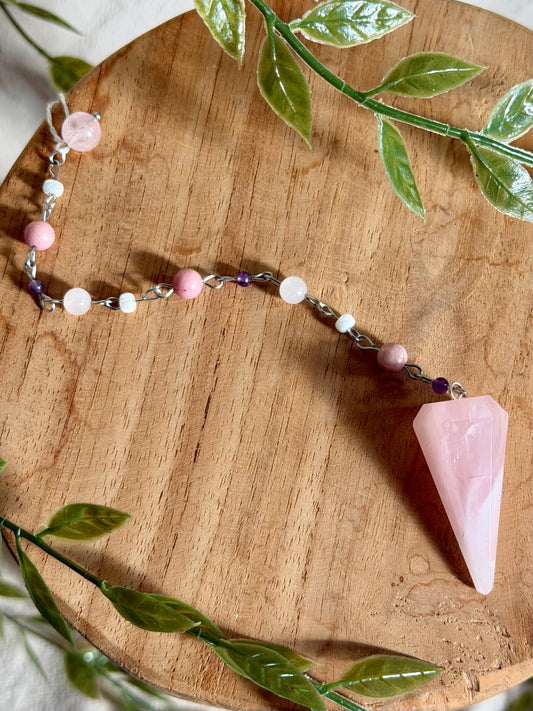 Rose Quartz Pendulum