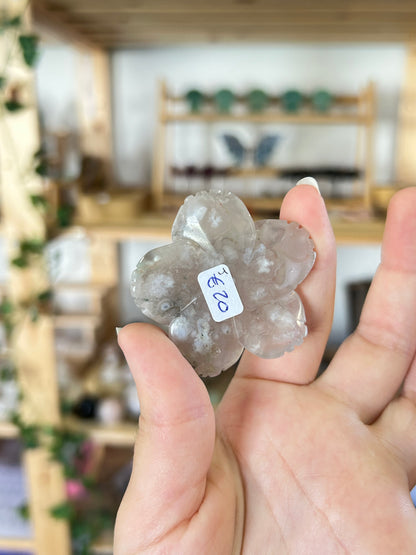 Flower Agate Flower Carving
