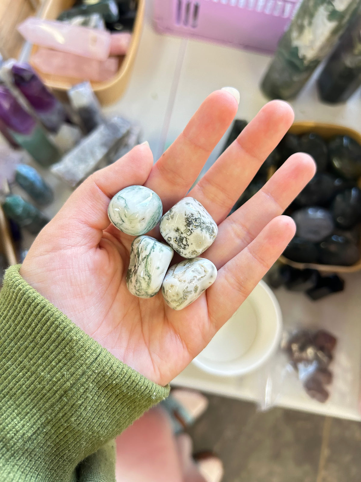 Tree Agate Tumble