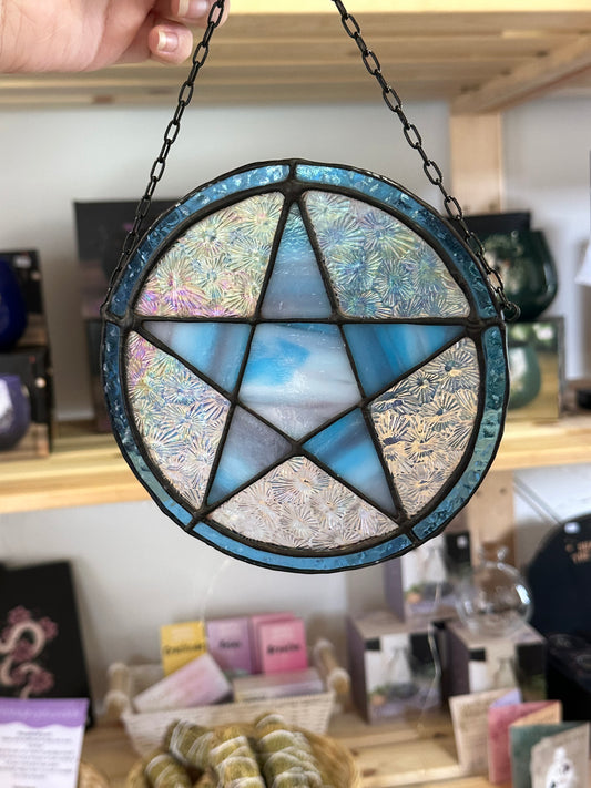 Pentacle Stained Glass