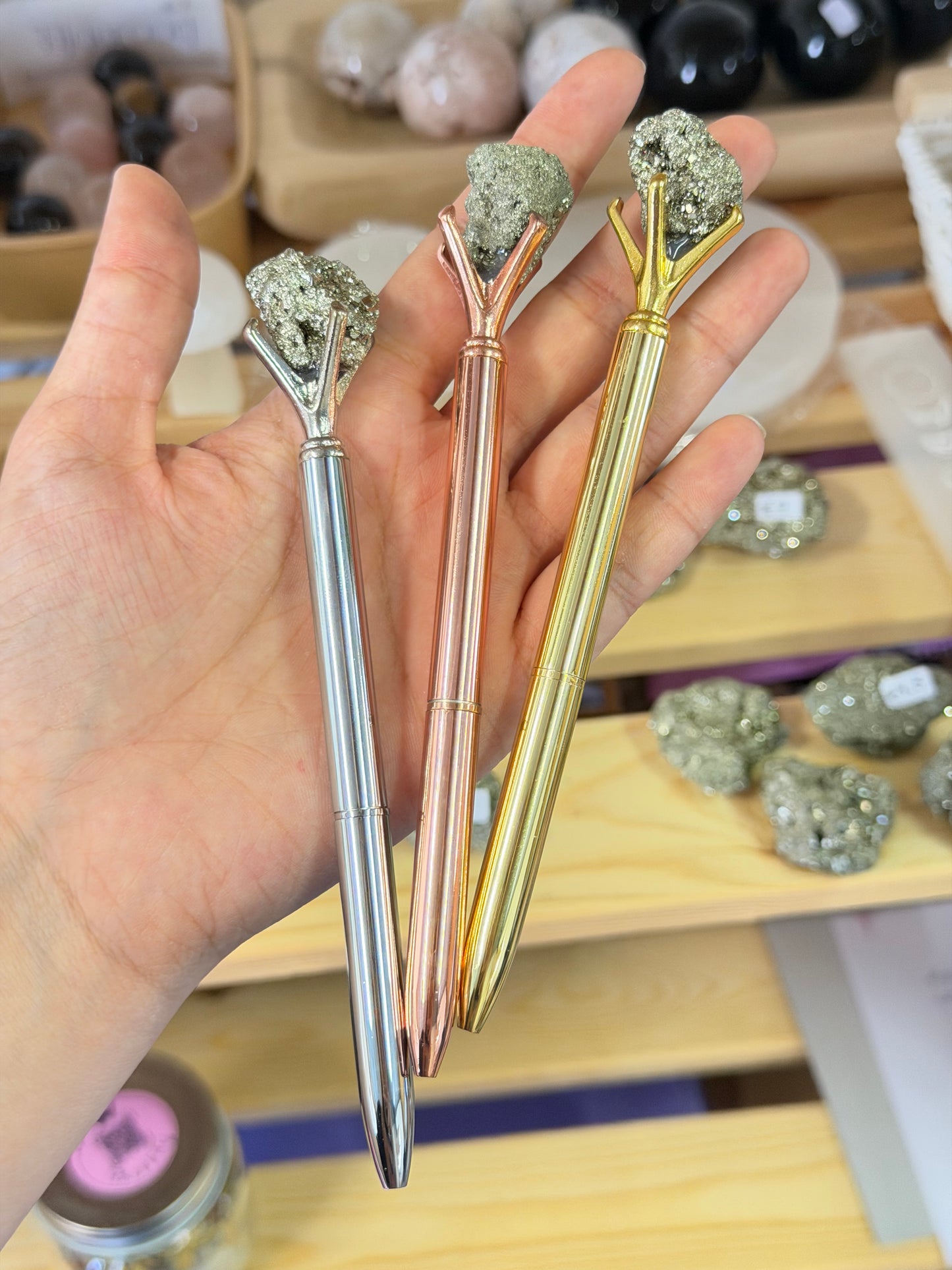 Crystal Pen (Multiple Crystal Options!)