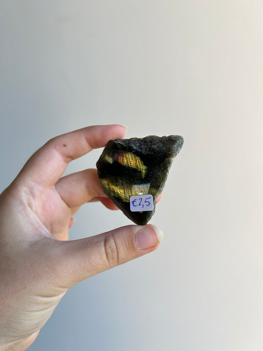 Labradorite Half-Polished Slice