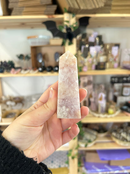 Pink Amethyst Tower - C