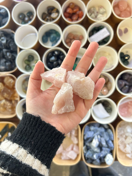 Raw Rose Quartz